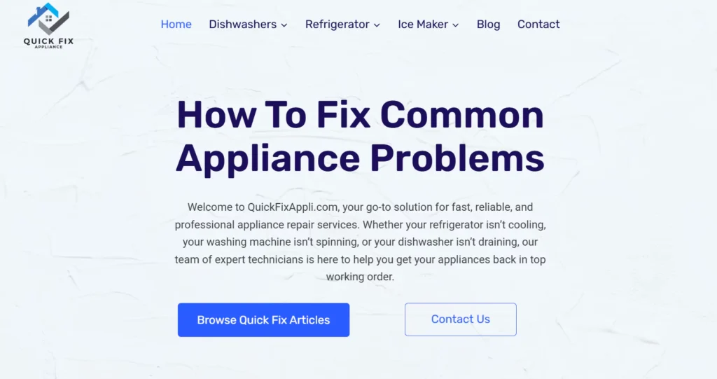 quick fix appliances