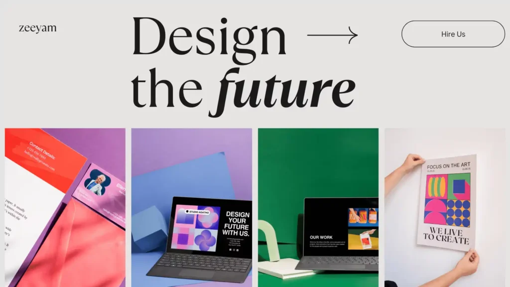 zeeyam portfolio for branding animation